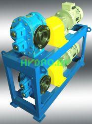 Power unit with rotary gear pump
